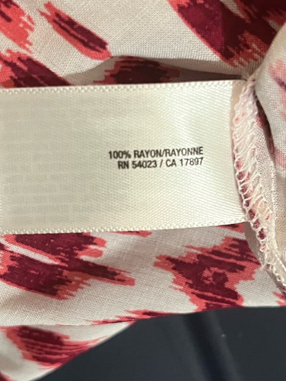 Old Navy Suspended Cami in Coral Print - Picture 9 of 11